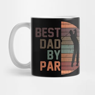 Best Dad By Par Daddy Father's Day Gifts Golf Lover Golfer Mug